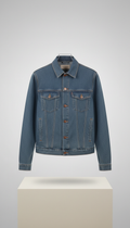 Slate blue denim jacket